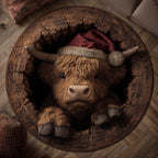 Rustic Homestead Round Mat Rug - Nature Design | Serene Home Decor