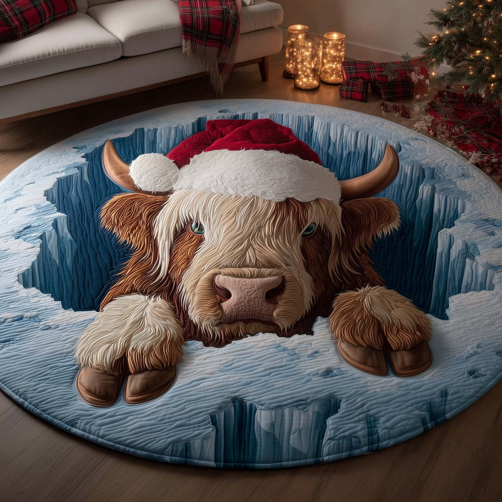 Rustic Homestead Round Mat Rug - Nature Design | Serene Home Decor