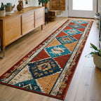 Rustic Line Runner Carpet Runner Rug - Cute Pet Design | Animal Printed Runner Rug