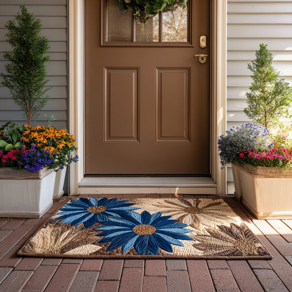 Rustic Sunflower Doormat - Nature Design | Printed Welcome Doormat