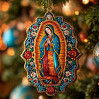 Sacred Light Guadalupe Christmas Ornament