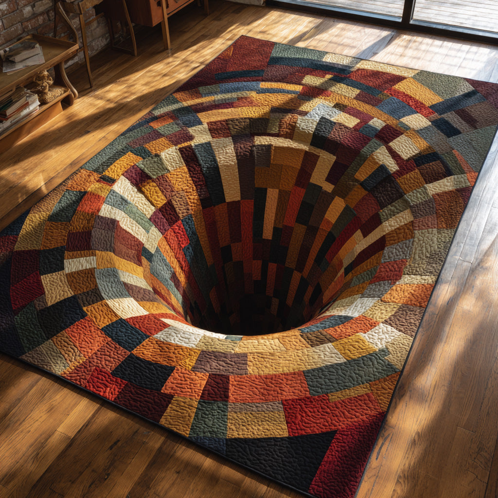 Sacred Canyon area rug in a living room