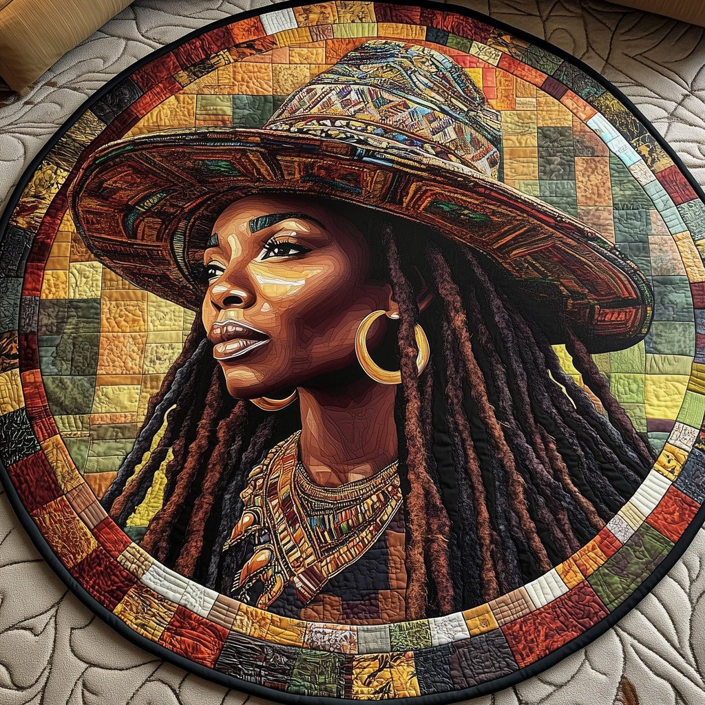 Sacred Origins Round Mat Rug - Nature Design | Serene Home Decor