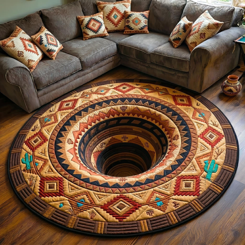 Sacred Roots Round Mat Rug