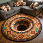 Sacred Roots Round Mat Rug