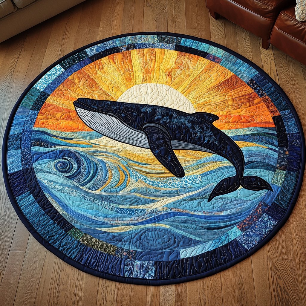 Sailor Horizon Round Mat Rug - Nature Design | Serene Home Decor
