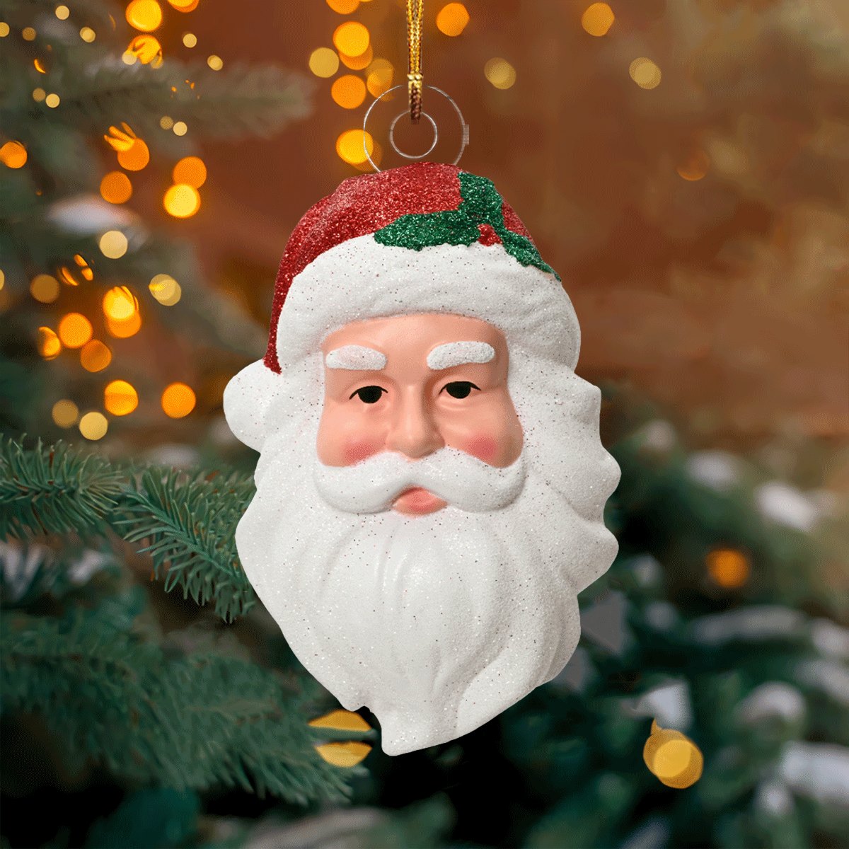 Exquisite Desert Cactus Christmas Ornament