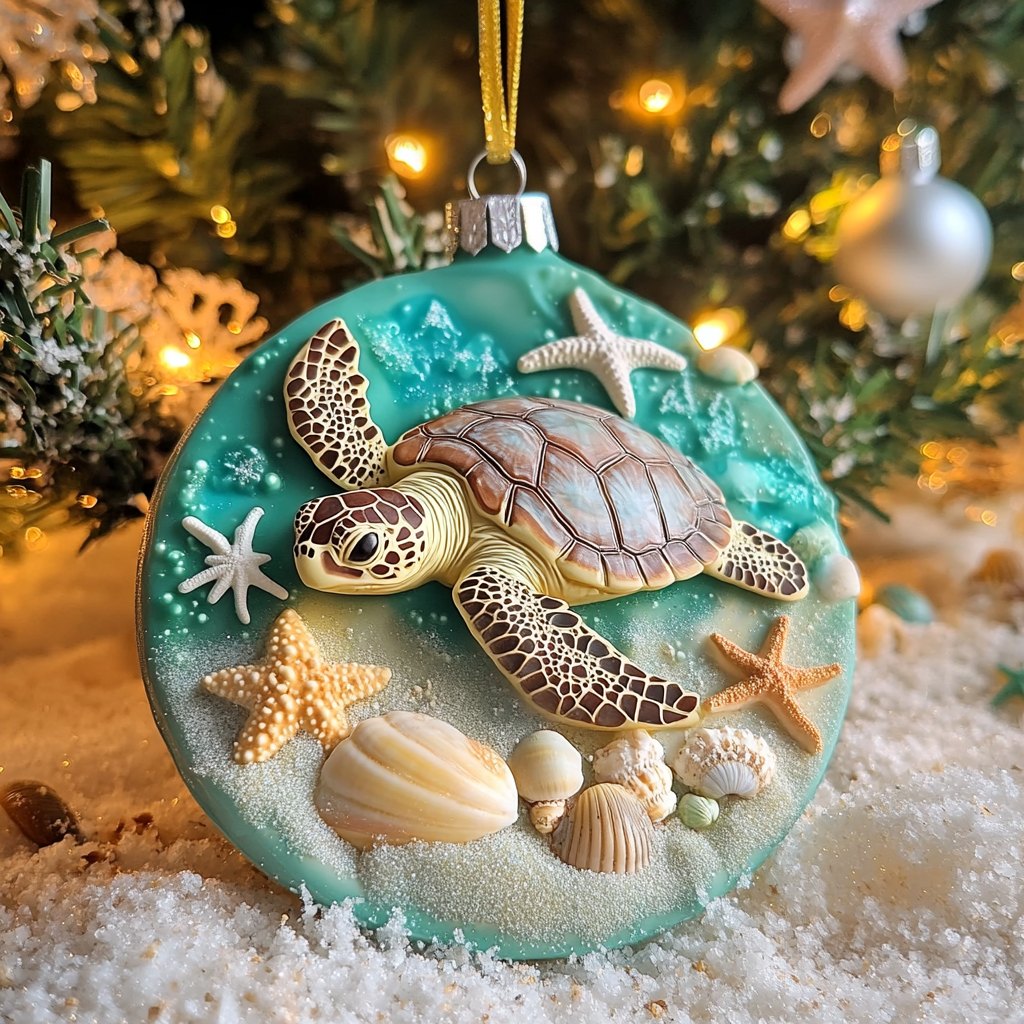 Psychedelic Peace Christmas Ornament