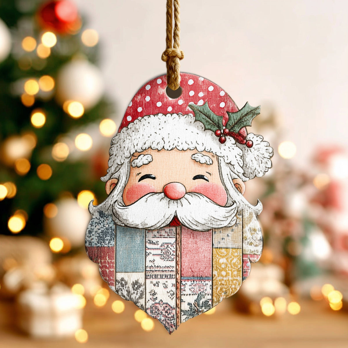 Santa Cheer Christmas Ornament