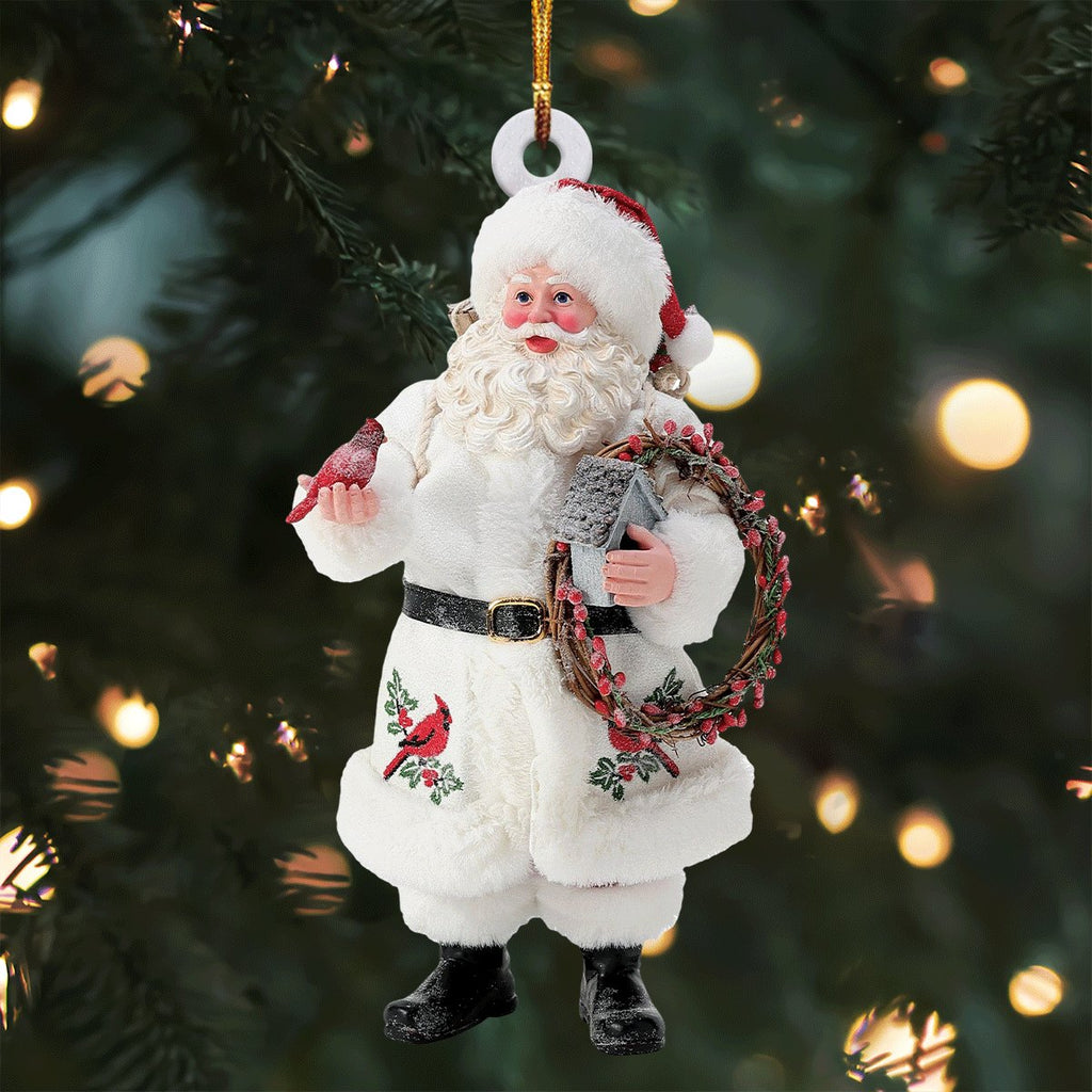 Santa Claus on Duty Christmas Ornament