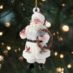 Santa Claus on Duty Christmas Ornament