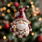 Santa Little Spirit Christmas Ornament