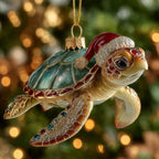 Santa of the Ocean Christmas Ornament