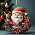 Santas Winter Charm Christmas Ornament
