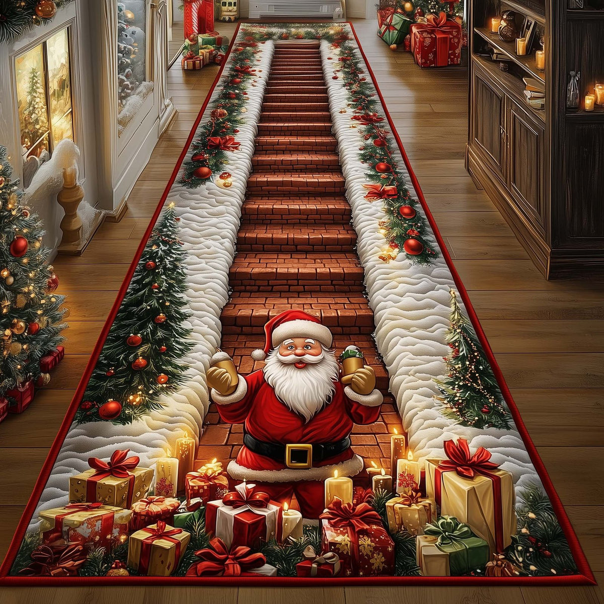 SantaStep Runner Rug - Nature Design | Serene Runner Rug