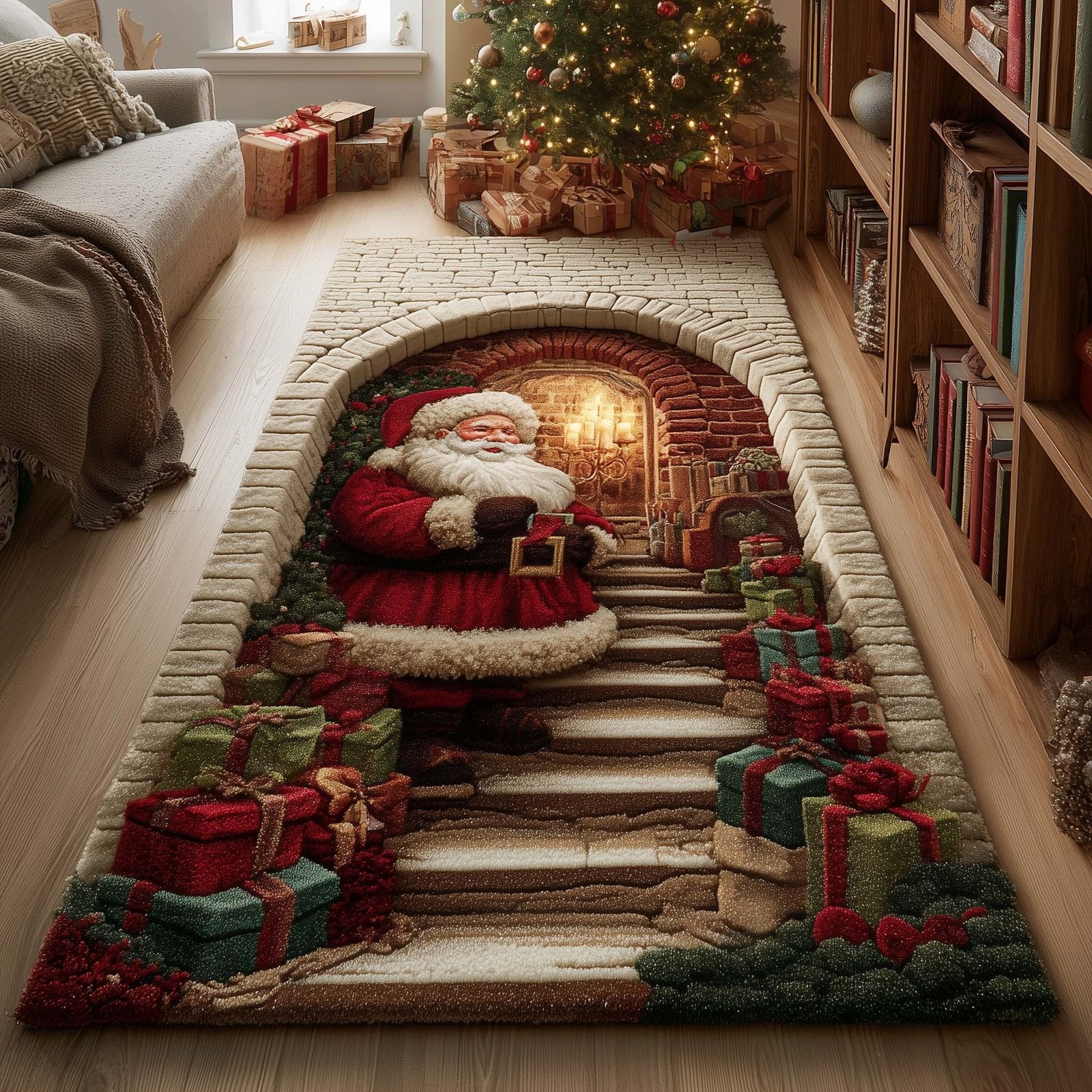 SantaStep Runner Rug - Nature Design | Serene Runner Rug