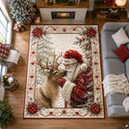 Santa Elegance area rug in a living room