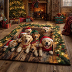 Santa Golden Crew area rug in a living room