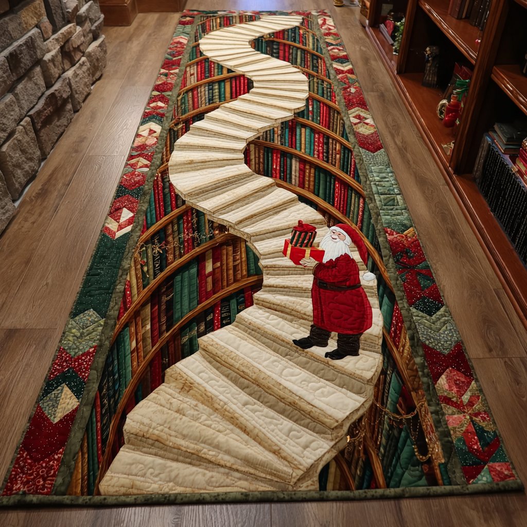 Santa Harmony Runner Carpet Runner Rug - Cute Pet Design | Animal Printed Runner Rug