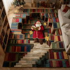 Santa Hobby area rug in a living room