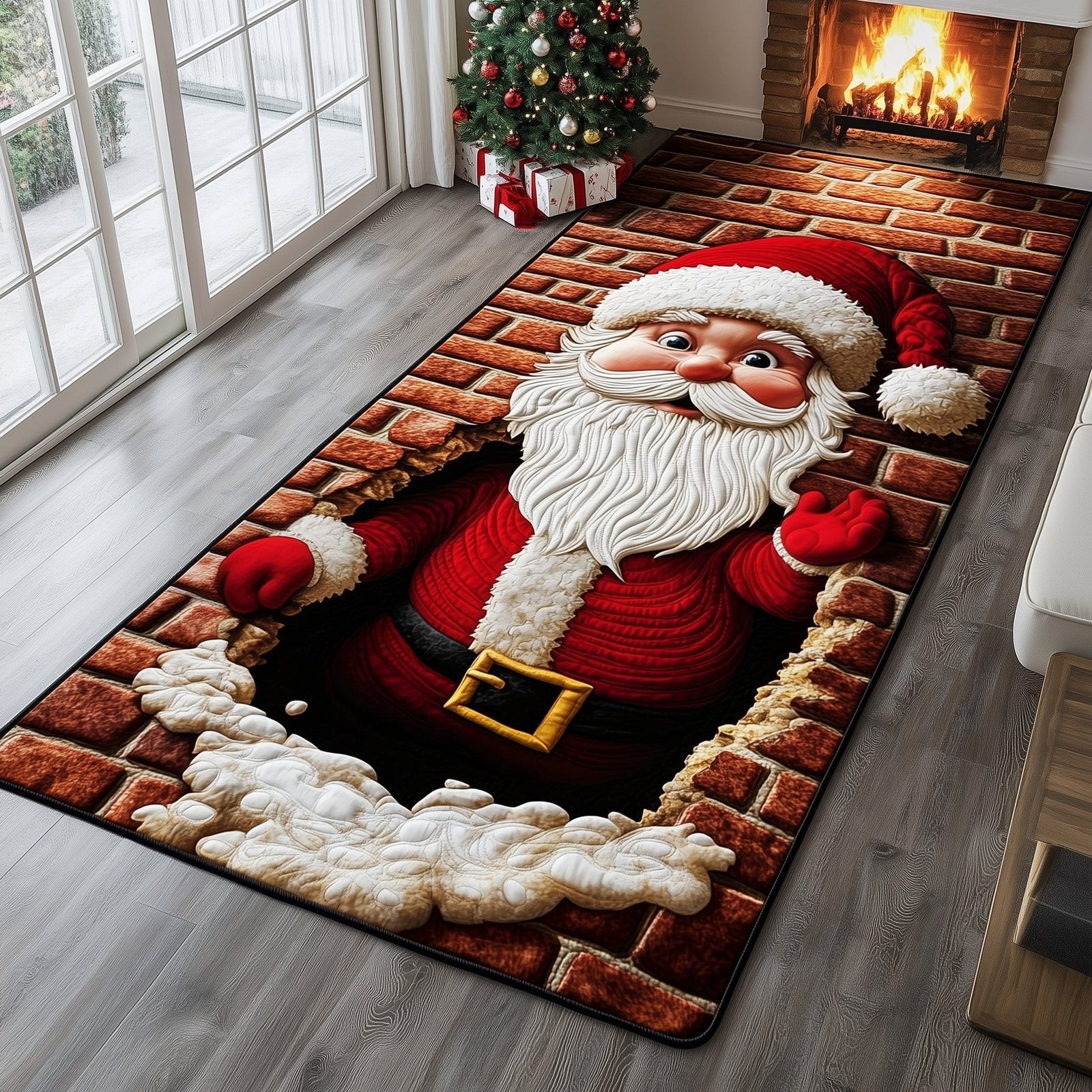 Santa Journey Runner Rug - Nature Design | Serene Runner Rug
