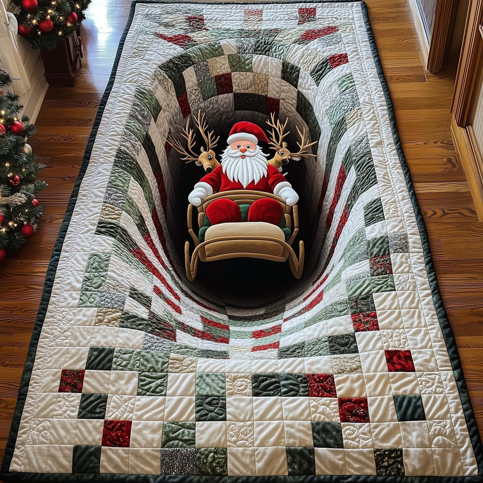 Santa Journey Runner Rug - Nature Design | Serene Runner Rug