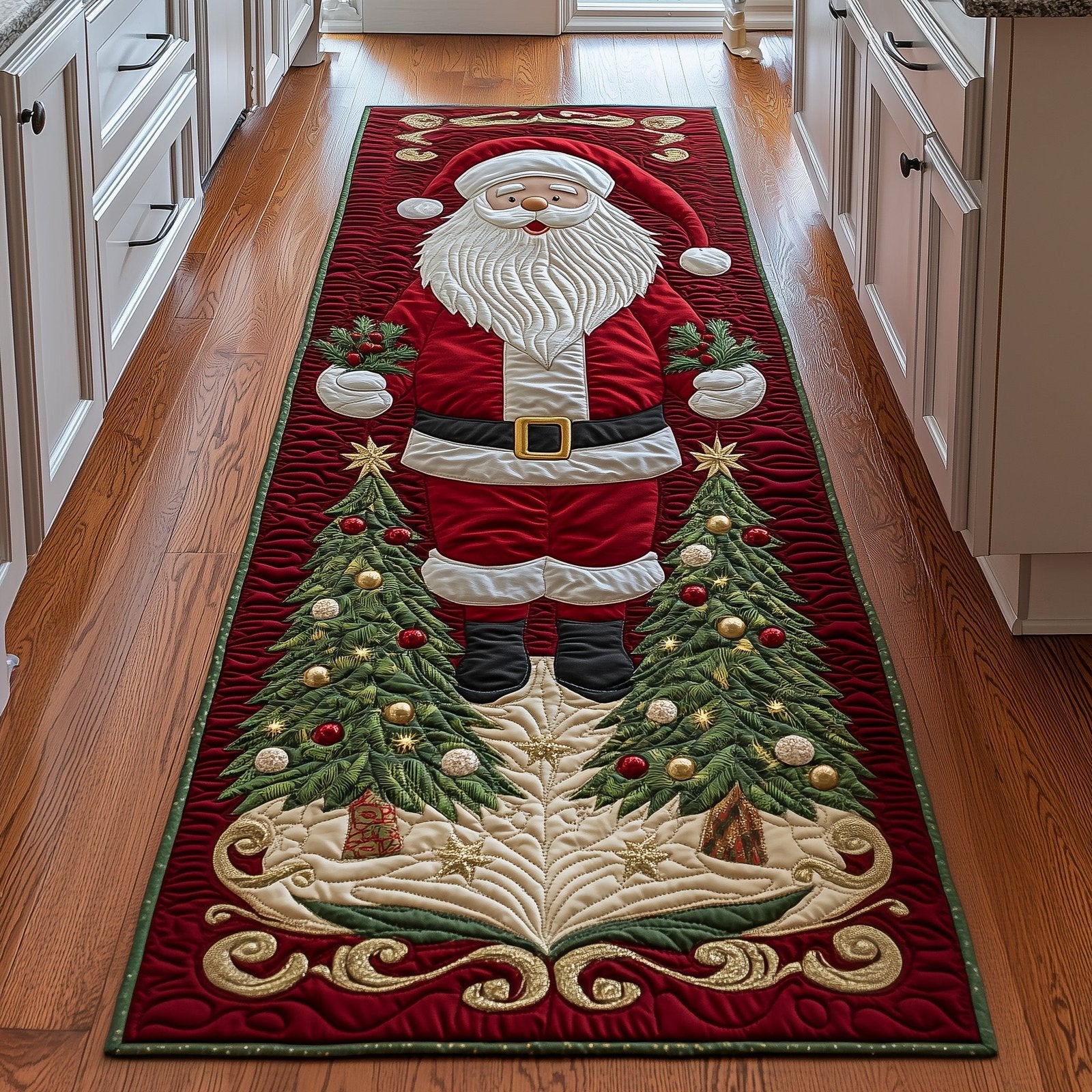 Santa Journey Runner Rug - Nature Design | Serene Runner Rug