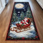 Santa Night Runner Rug - Nature Design | Serene Runner Rug