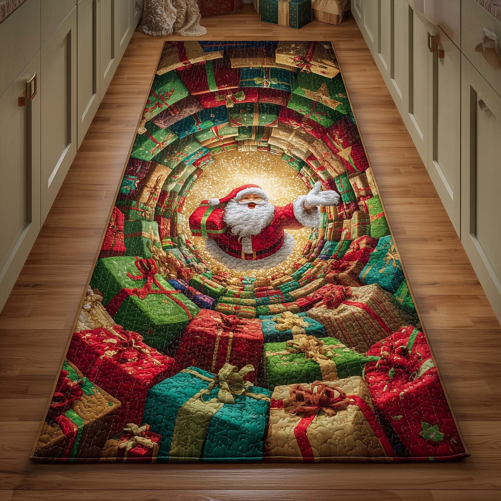 Santa Spirit Runner Rug - Nature Design | Serene Runner Rug