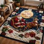 Santa Starlight area rug in a living room