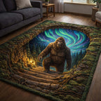 Sasquatch area rug in a living room