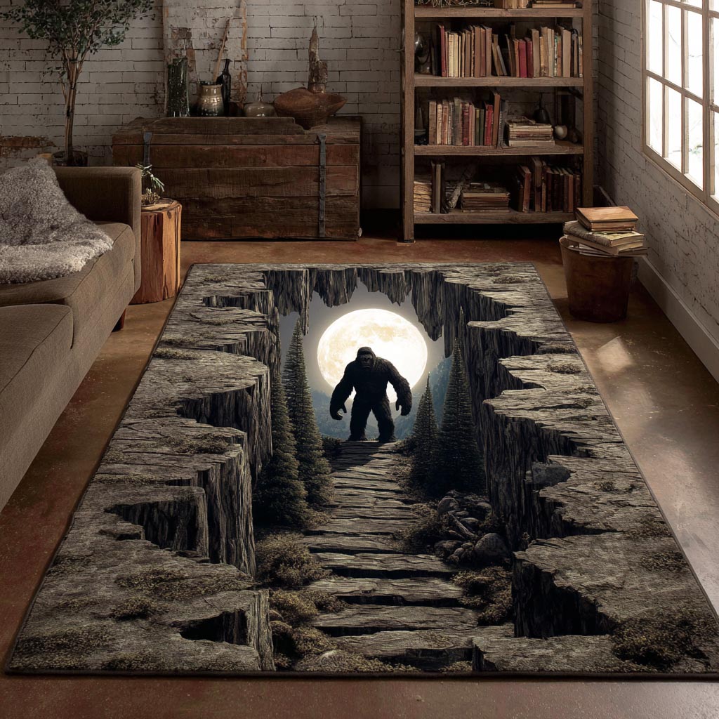 Savage Trail area rug in a living room