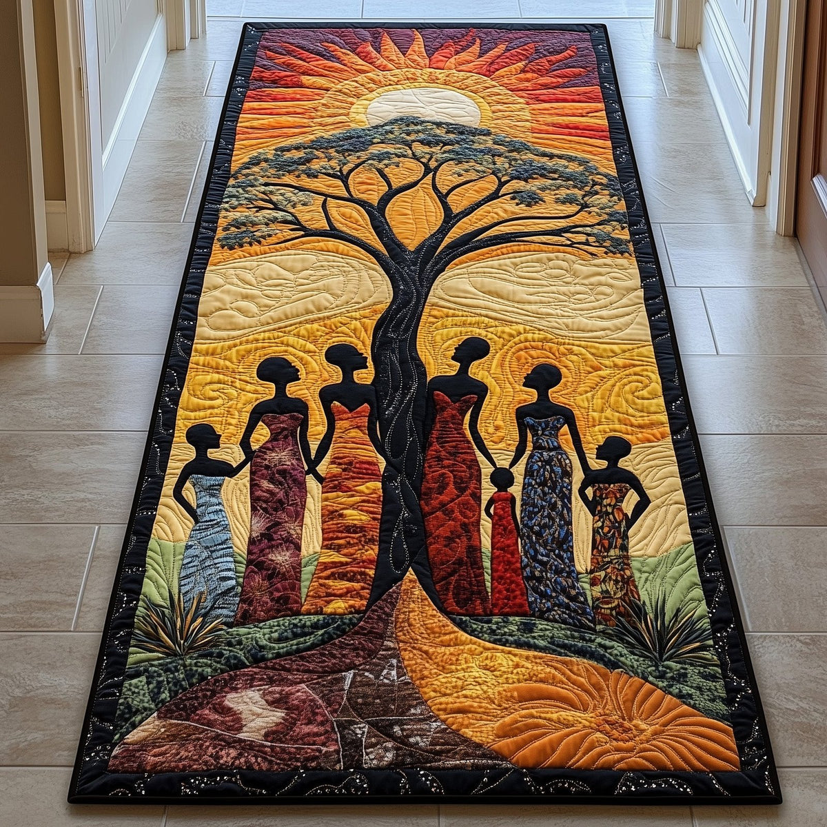 Savannah Giant Runner Rug - Nature Design | Serene Runner Rug
