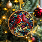 Pine Perch Christmas Ornament