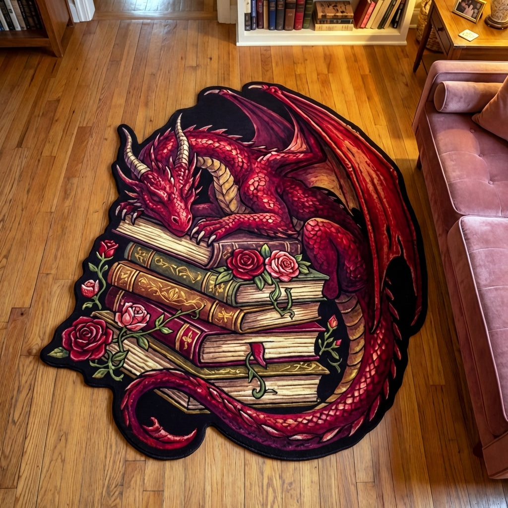 Scarlet Lore Custom Shape Area Rug - Nature Design | Die-Cut Non-Slip Rug - washable non-slip printed rug