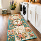 Scripture Garden Runner Rug - Nature Design | Serene Runner Rug