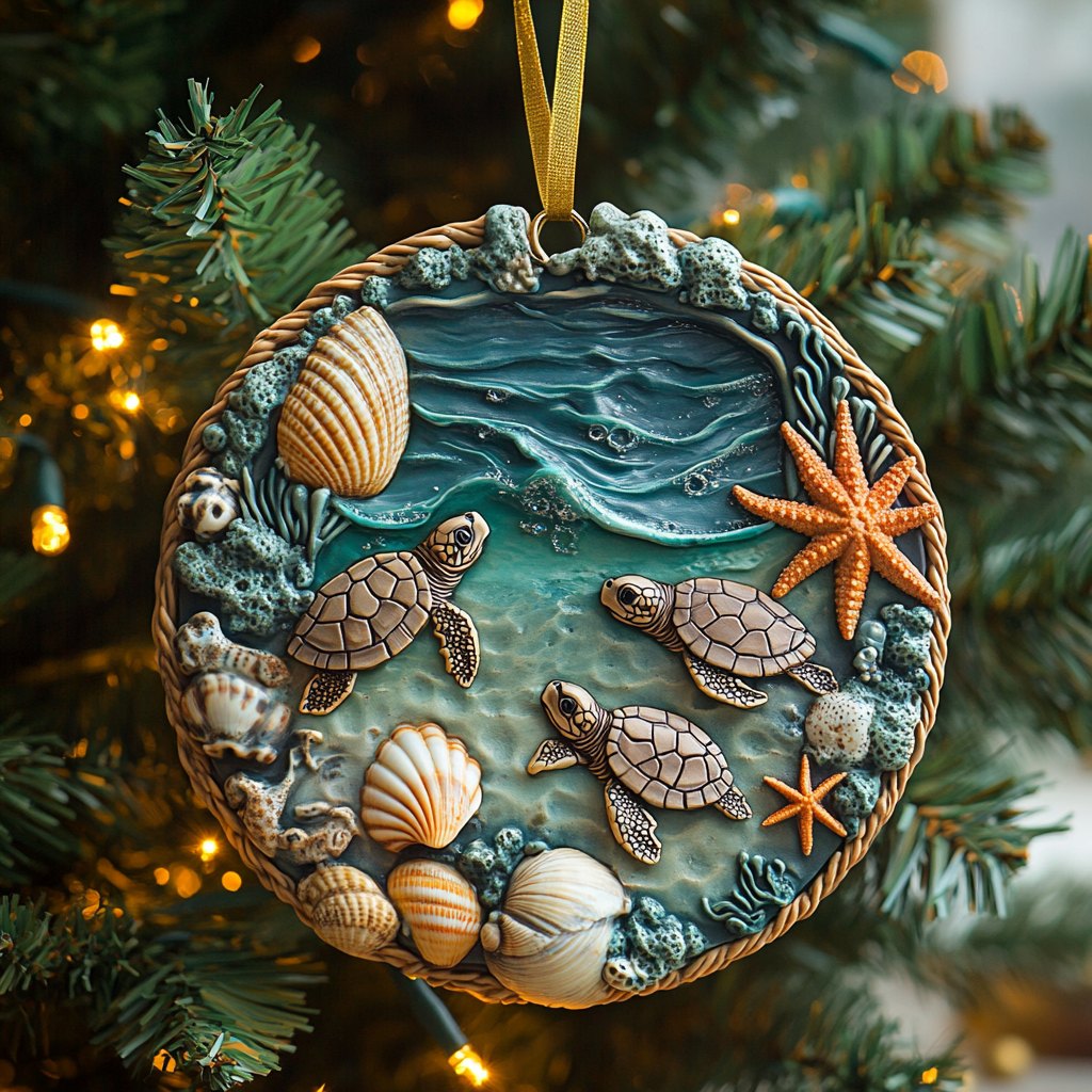Serene Savannah Christmas Ornament