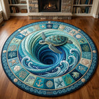 Sea Turtle Round Mat Rug