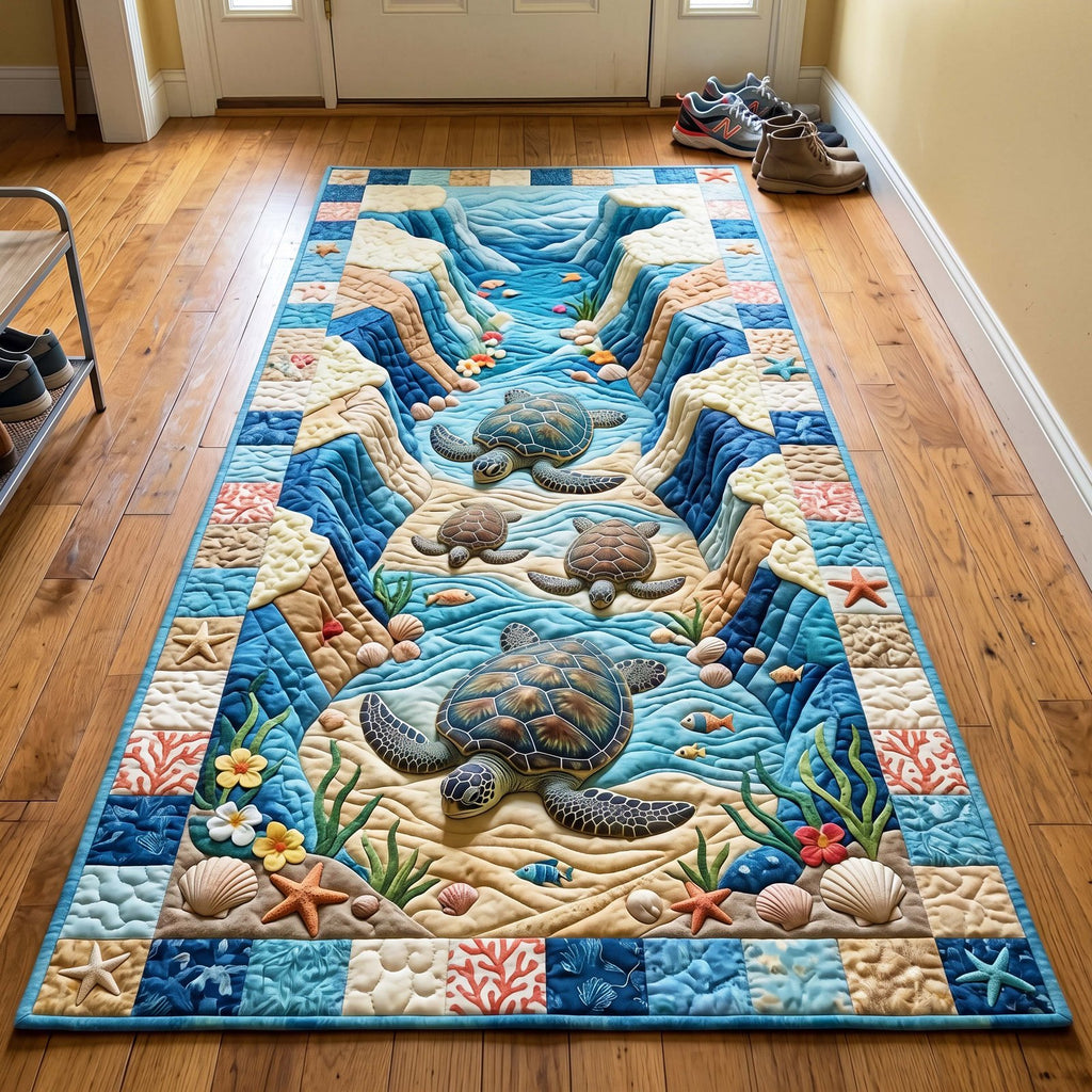 Seaside Journey Runner Rug - Nature Design | Serene Runner Rug