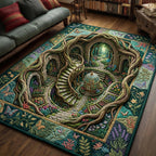 Secret Garden area rug in a living room