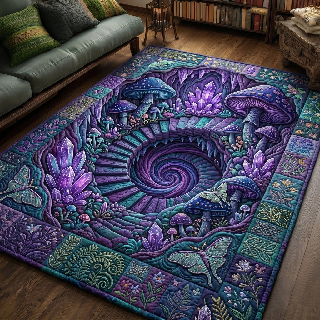 Secret Garden area rug in a living room