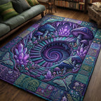 Secret Garden area rug in a living room
