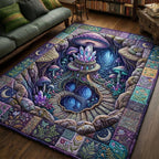 Secret Garden area rug in a living room