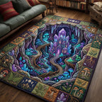 Secret Garden area rug in a living room