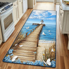 Serene Coastal Runner Rug - Nature Design | Serene Runner Rug