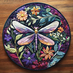 Serenity Soar Round Mat Rug - washable non-slip printed rug