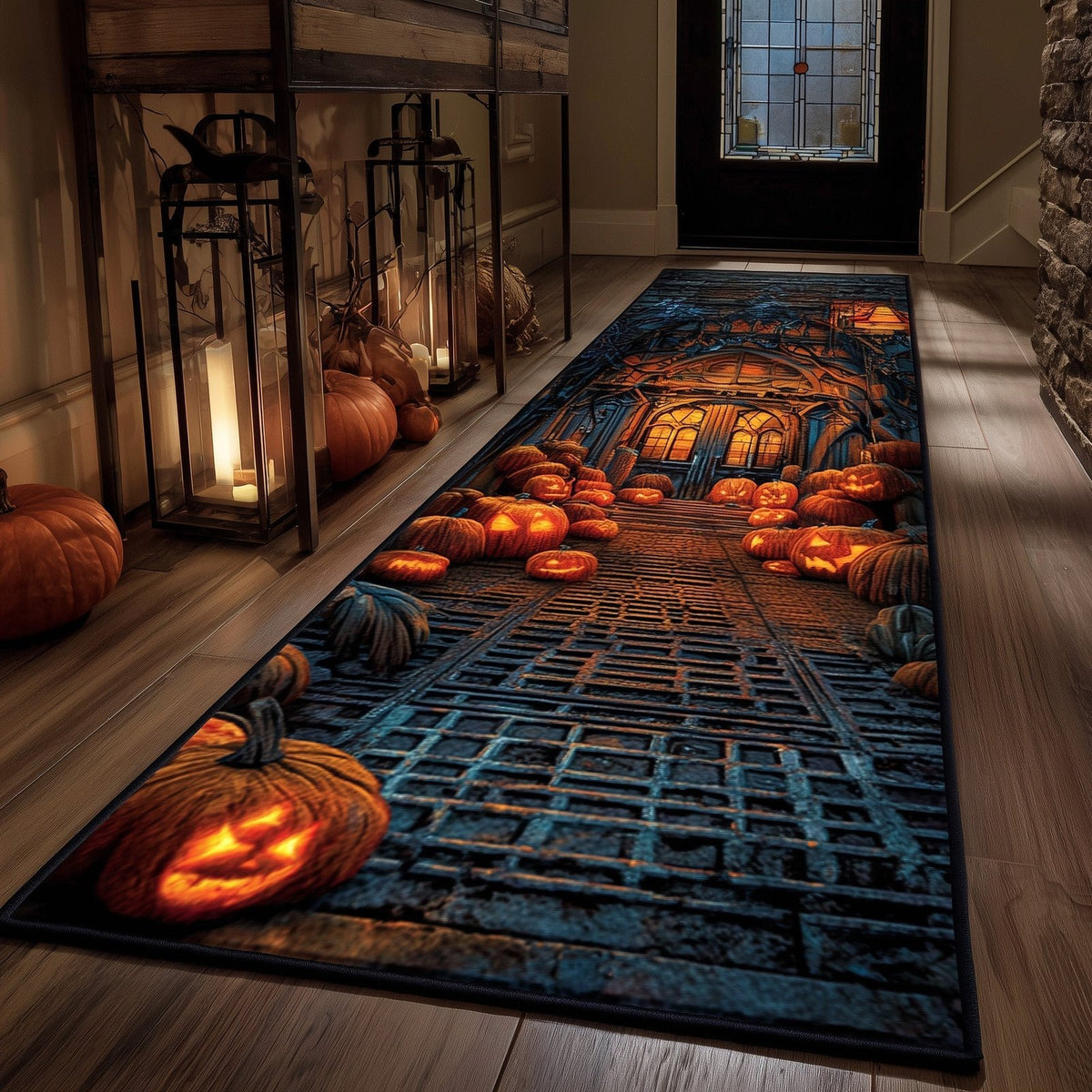Sewers of Terror Runner Rug - Nature Design | Serene Runner Rug