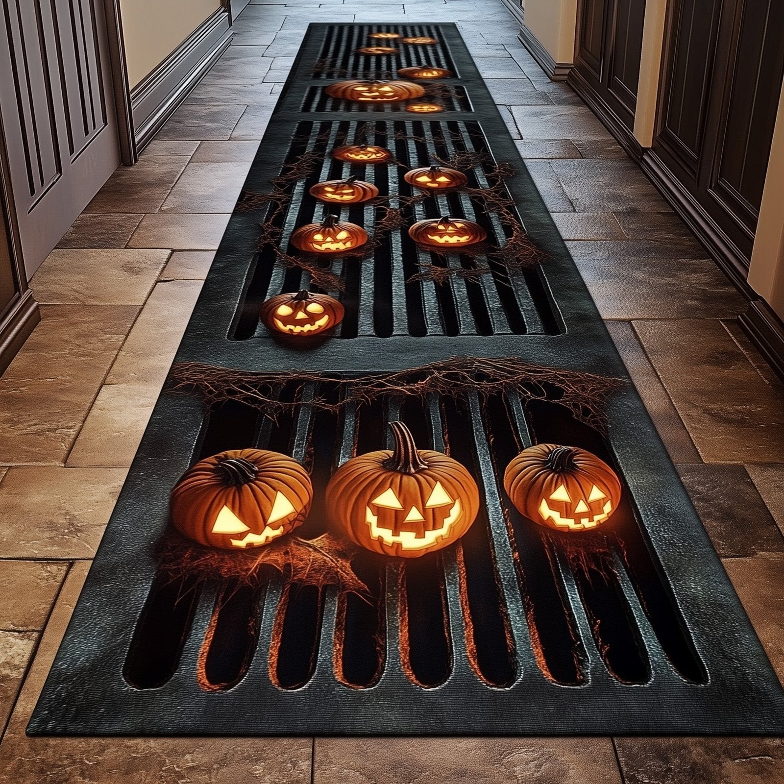 Sewers of Terror Runner Rug - Nature Design | Serene Runner Rug