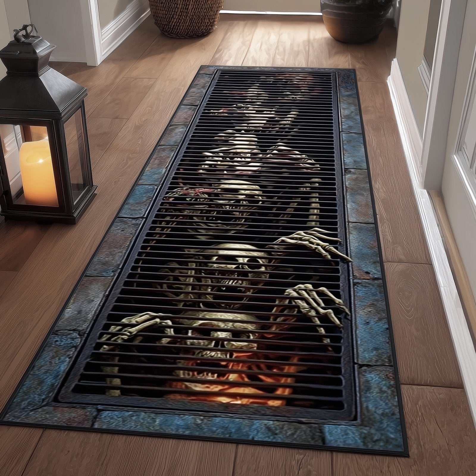 Sewers of Terror Runner Rug - Nature Design | Serene Runner Rug