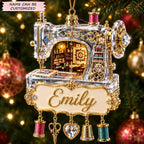Sewing Machine Magic Christmas Ornament